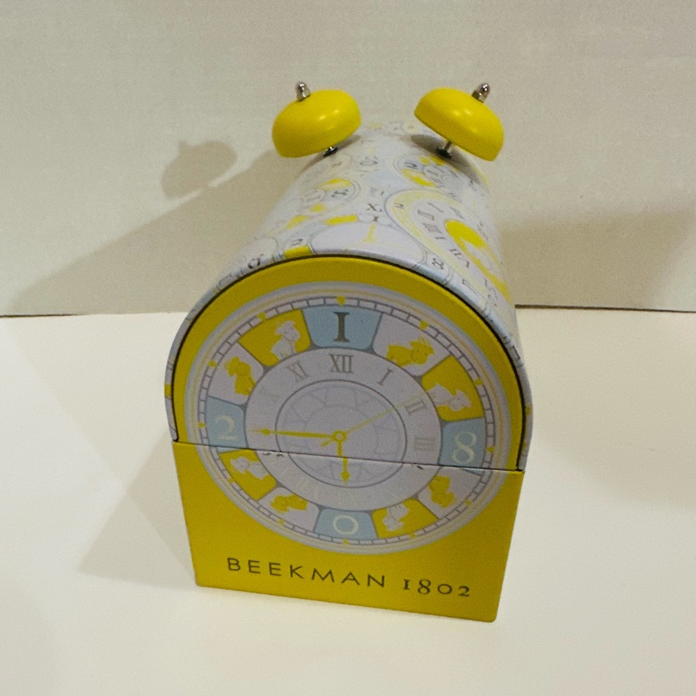 NEW Beekman 1802 Storage Clock Tin